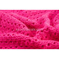 Girl's Sticked Pointelle Warm Scarf